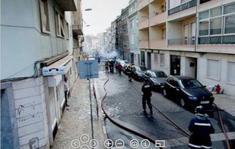 Veja a foto panorâmica da explosão em Campolide 5