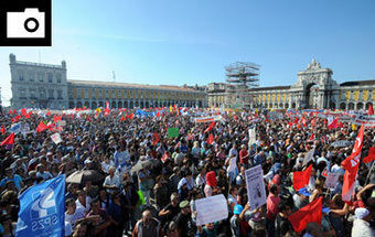 Veja as fotos da VISÃO da 'manif' no Terreiro do Paço 29