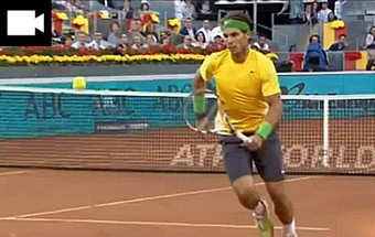 VÍDEO: Jogada incrível de Rafael Nadal no Open de Madrid