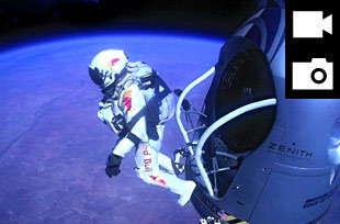 Vídeo mostra momento que podia ter sido fatal para Felix Baumgartner
