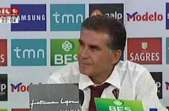 VÍDEO: Queiroz satisfeito com "boa exibição" da equipa