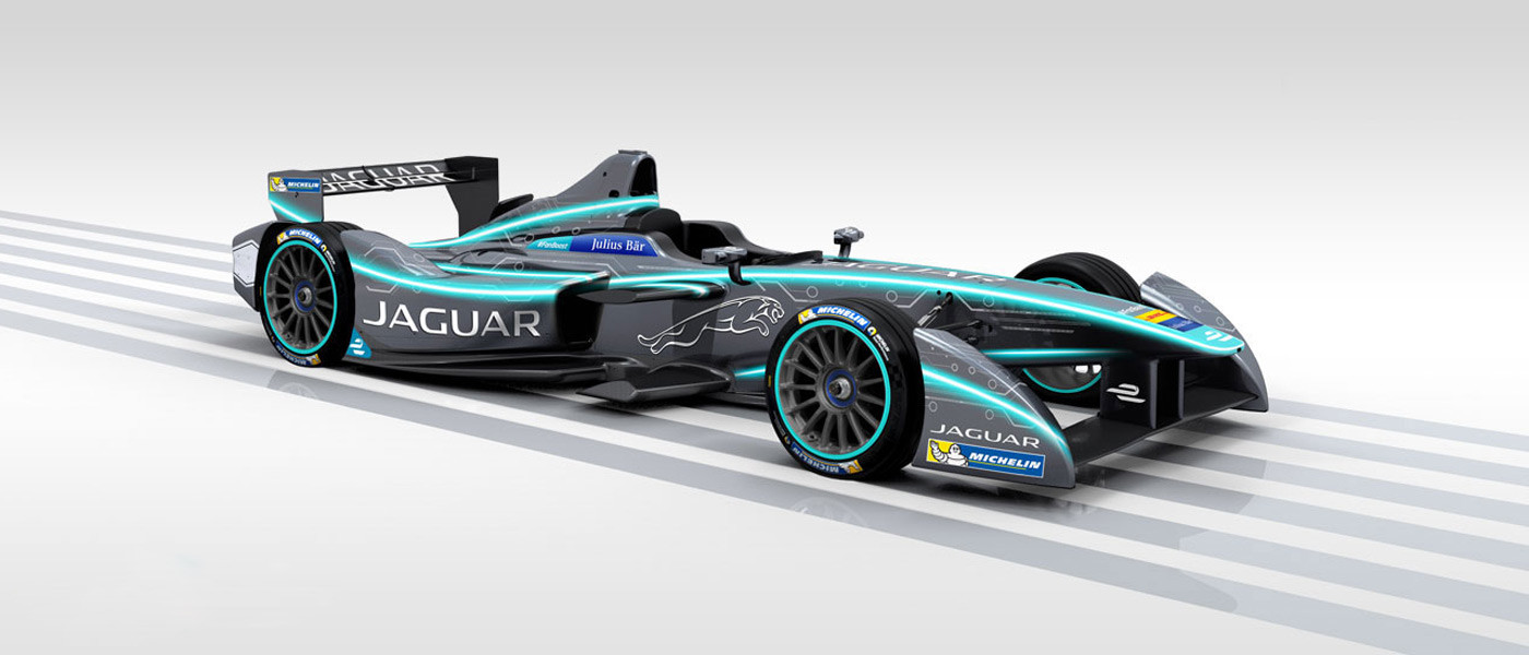 A Jaguar lança seu novo carro de corrida virtual elétrico, o