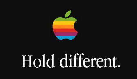 Um trocadilho que tem aparecido em alguns sites, a fazer lembrar o mote "Think different", da Apple