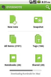 evernote app allow cookies