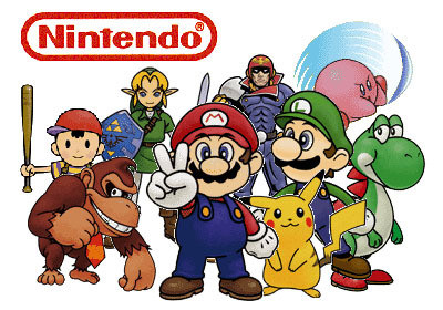 Personagens famosas dos jogos da Nintendo