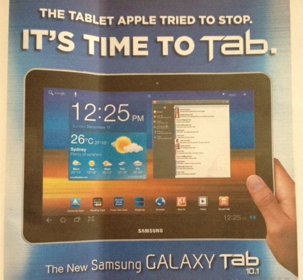 No topo da página, «O tablet que a Apple tentou parar»