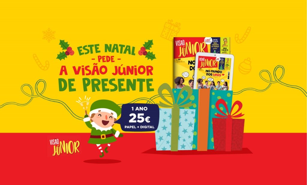 Miúdos, Natal, Visão Júnior, Oferta, Leitura, Assinaturas, Presente, Prenda