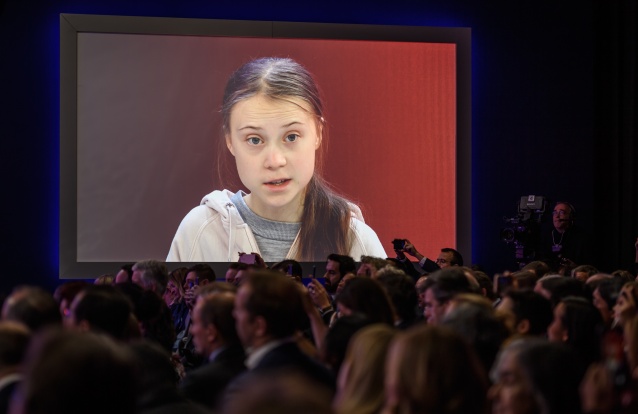 Greta Thunberg em Davos