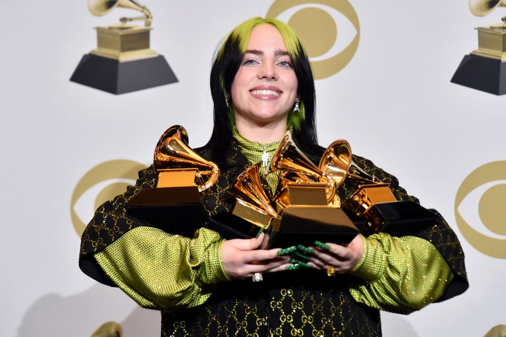 Visão Billie Eilish vence principais quatro categorias dos Prémios Grammy