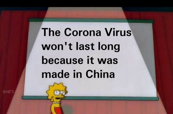 Resultado de imagem para piada - testemunho de chinês sobre o coronavírus