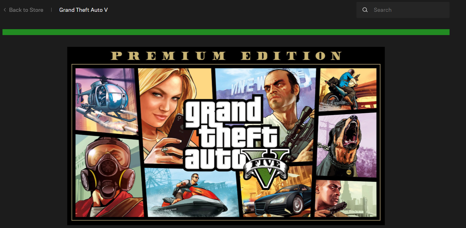 Exame Informática  GTA V gratuito na Epic Games Store até dia 21 de maio