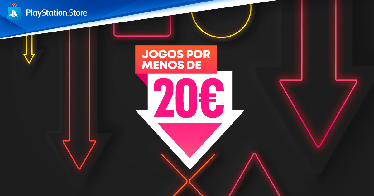 Descontos 'Jogos por Menos de €20' na PS Store