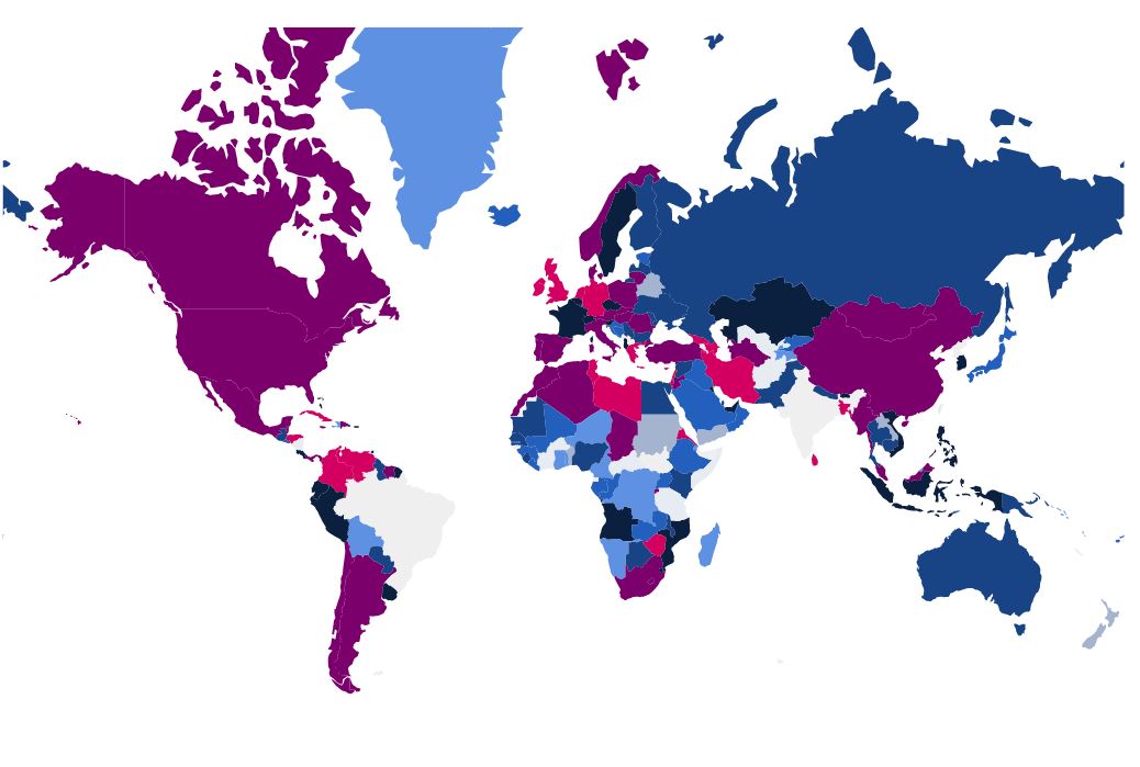 Visao Covid 19 Como Esta O Nivel De Restricoes Dos Paises Em Todo O Mundo