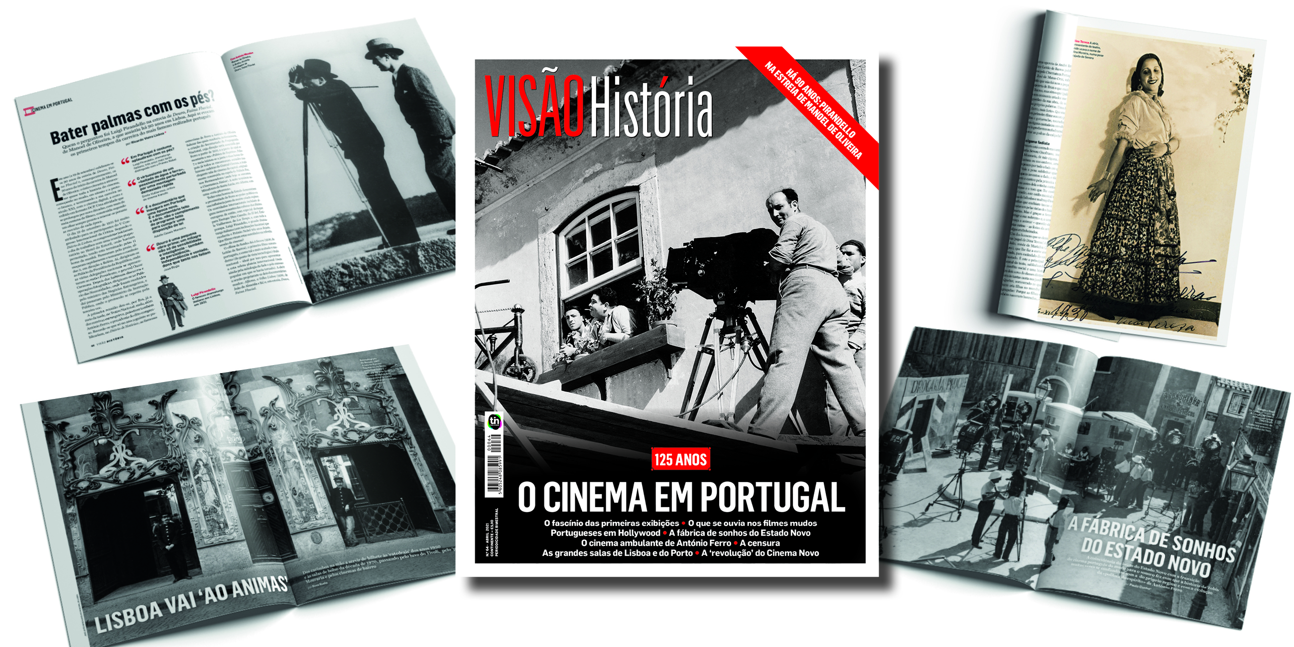 Visão A magia do cinema em Portugal, na VISÃO História