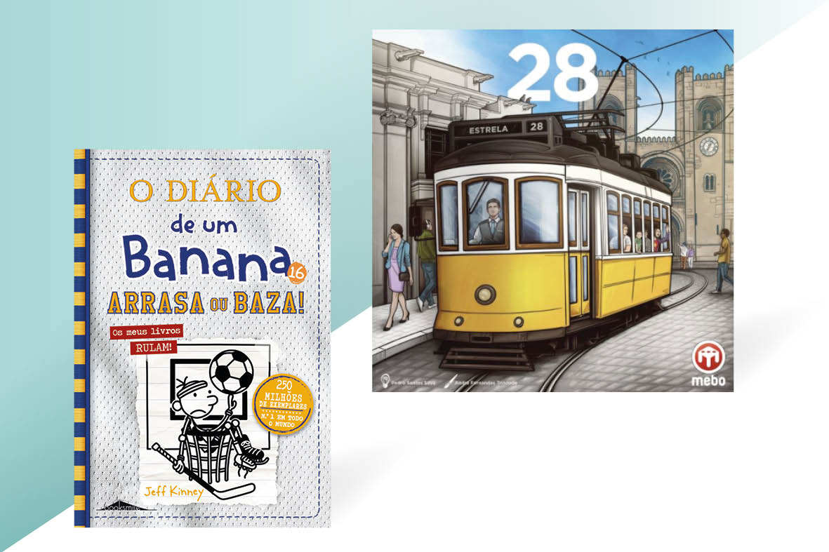 Visão  Passatempos: ganha jogos de tabuleiro 'Elétrico 28' e livros 'O  Diário de Um Banana 16