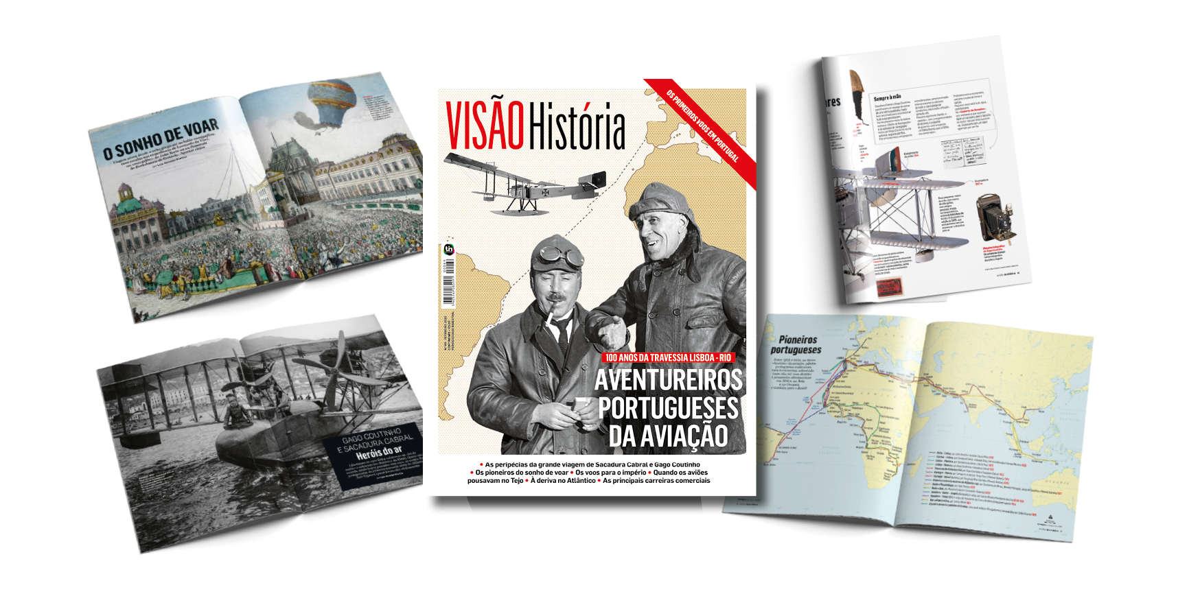 Os aventureiros portugueses da aviação na VISÃO História