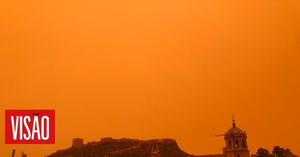 Después de España, la «lluvia de arcilla» del Sahara llega a Portugal.  Imágenes de un cielo completamente anaranjado compartidas en redes sociales