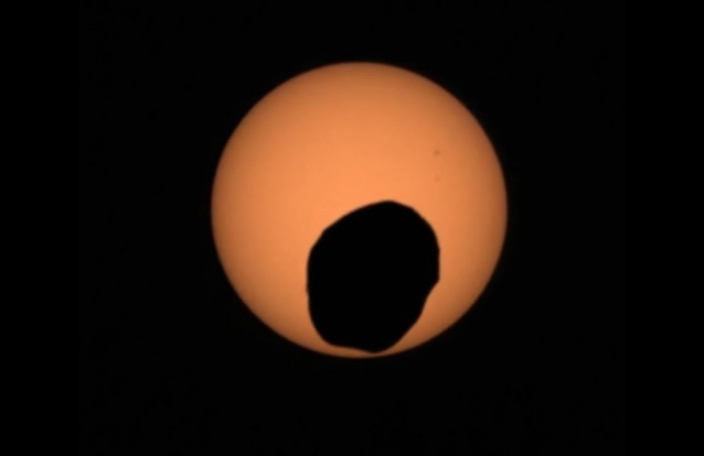 Eclipse Marte