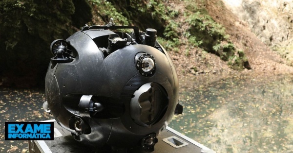 Robô com tecnologia portuguesa bate recorde: 450 metros de profundidade no Abismo de Hranice