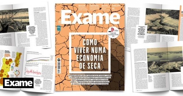 Living in a (de)drought economy on the cover of EXAME October
