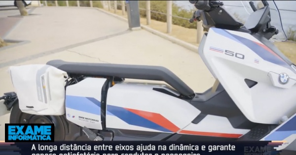 Video test electric scooter BMW CE 04