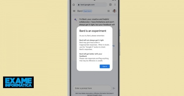 Google começa a disponibilizar o Bard, o sistema rival do ChatGPT