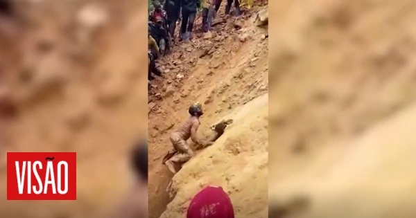 Vídeo de nove mineiros resgatados com vida no Congo torna-se viral