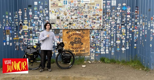 The teenager traveled from Alaska to Argentina by bicycle