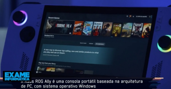 ROG Ally, uma consola de jogos com Windows 11