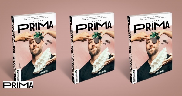 Hugo van der Ding na capa da PRIMA
