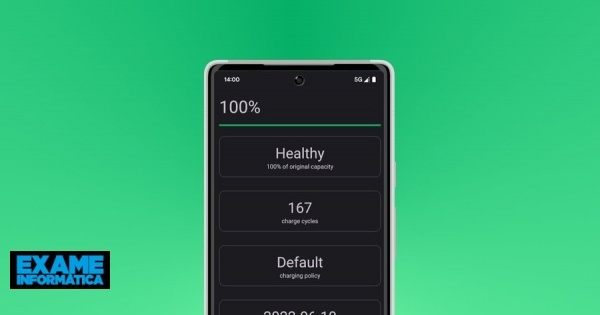 Android 14 deverá mostrar detalhes sobre a saúde das baterias
