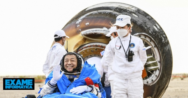 Astronautas chineses da cápsula Shenzhou 15 regressam à Terra