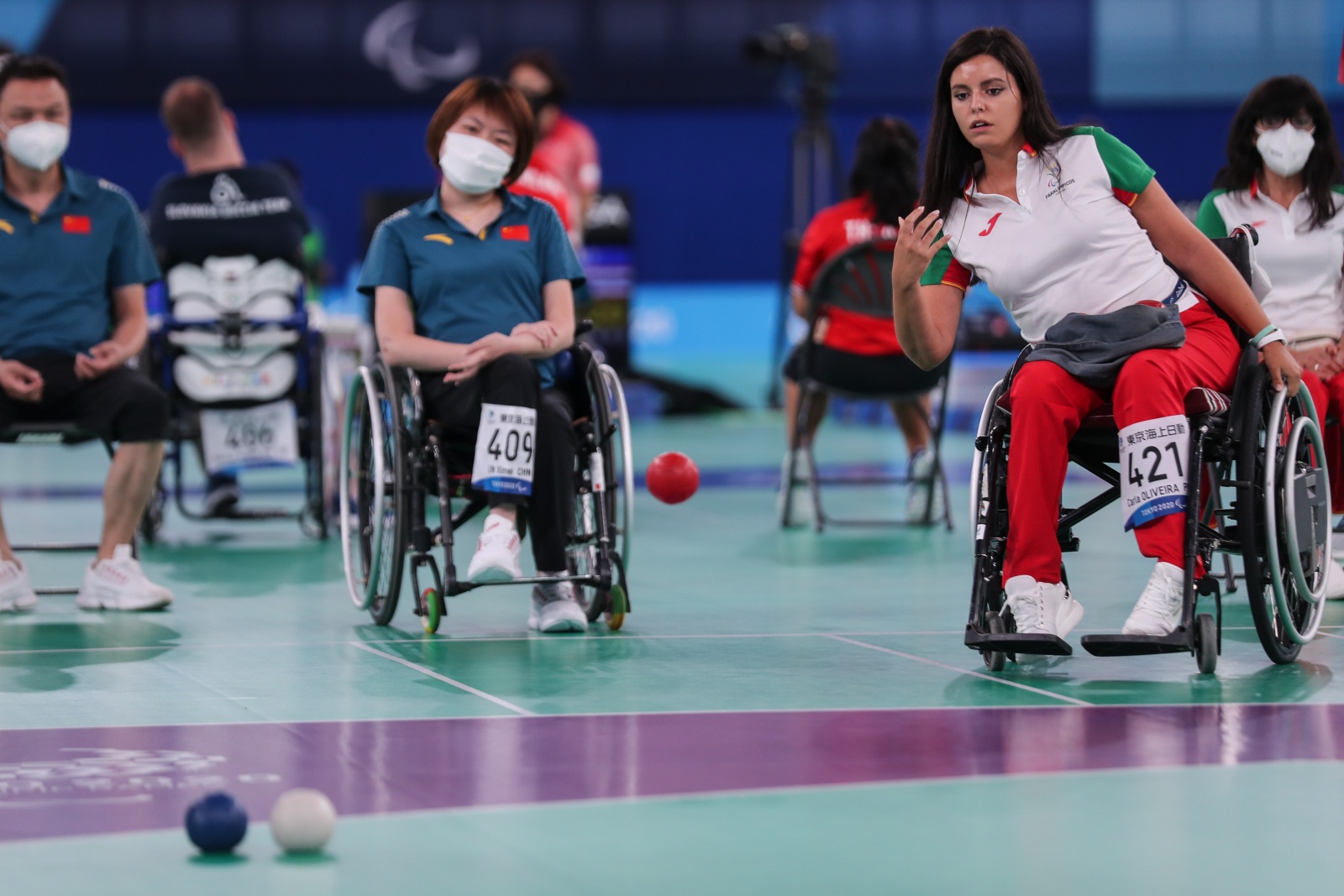 Carla Oliveira campe da Europa de boccia Ana Correia Vis o