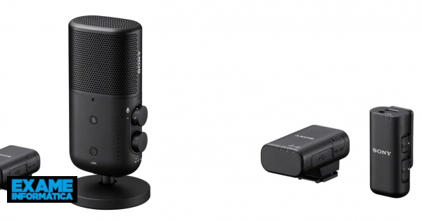 Sony apresenta três novos microfones sem fios