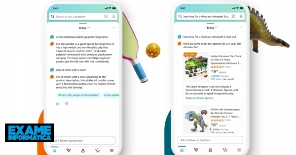 Rufus, o assistente com IA da Amazon para convencer utilizadores a comprar mais