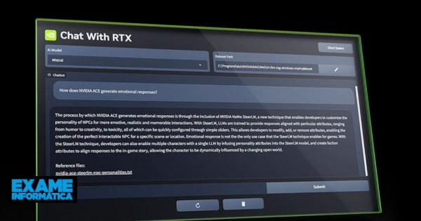 Nvidia lança chatbot que funciona a partir do PC do utilizador