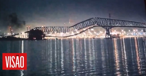 Imagens impressionantes: Ponte em Baltimore destruída após colisão de navio