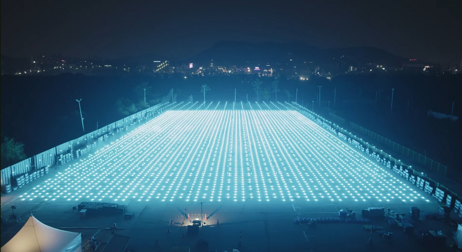Drones UVify recorde do Guinness