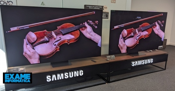 Samsung apresenta televisor OLED com ecrã à prova de reflexos