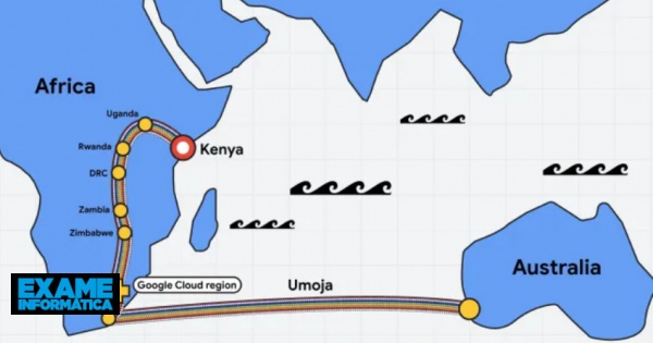 Google quer ligar África e Austrália com um cabo submarino