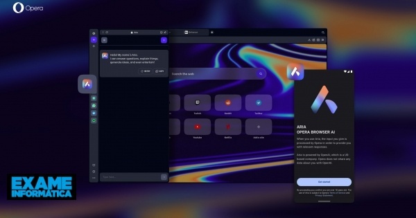 Opera: assistente Aria ganha mais ‘inteligência’ com o Gemini da Google