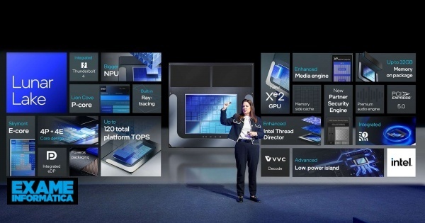 Intel apresenta Lunar Lake, o processador para Inteligência Artificial do Copilot+