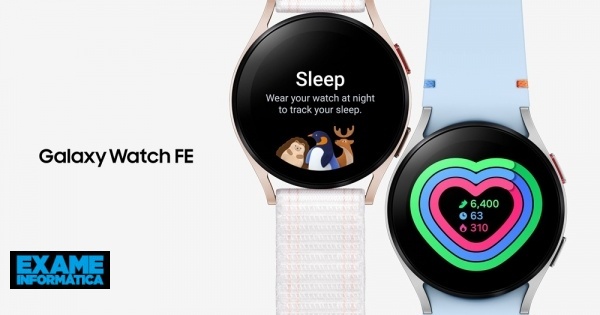 Galaxy Watch FE traz funcionalidades avançadas de monitorização de saúde e sono
