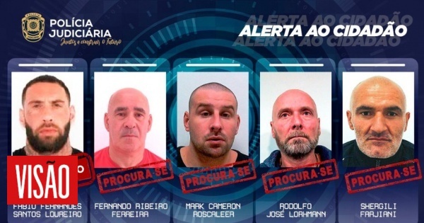 Detido um dos cinco fugitivos da prisão de Vale de Judeus