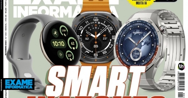 Exame Informática nº 350: Teste aos melhores smartwatches