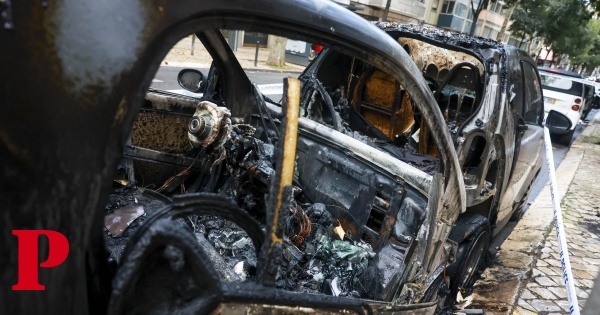 Quatro viaturas incendiadas em Cascais e Benfica