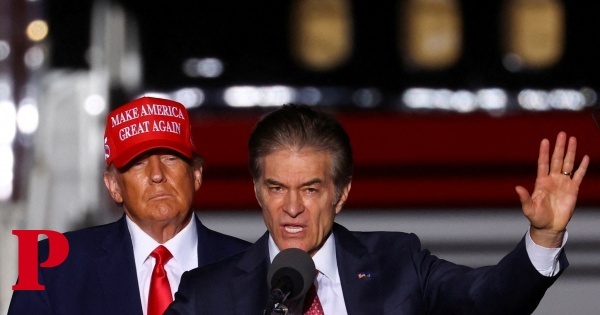 Trump escolhe Dr. Oz para trabalhar com RFK Jr. na Saúde