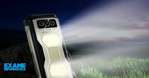 Novo telemóvel Doogee é resistente e tem lanterna dupla para campismo
