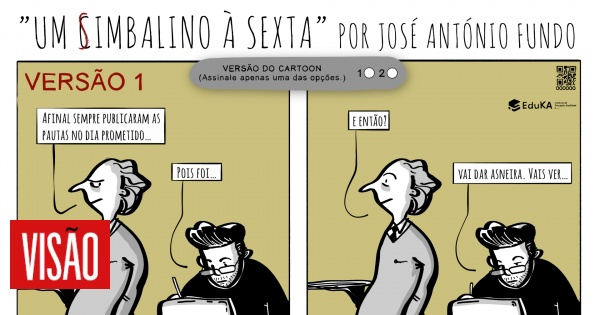 Cartoon: Um Simbalino à Sexta, por José António Fundo