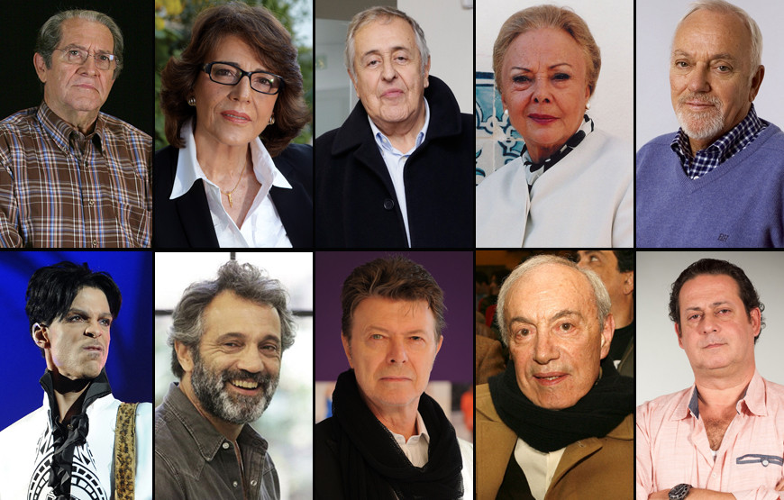 Recorde as personalidades que morreram em 2016